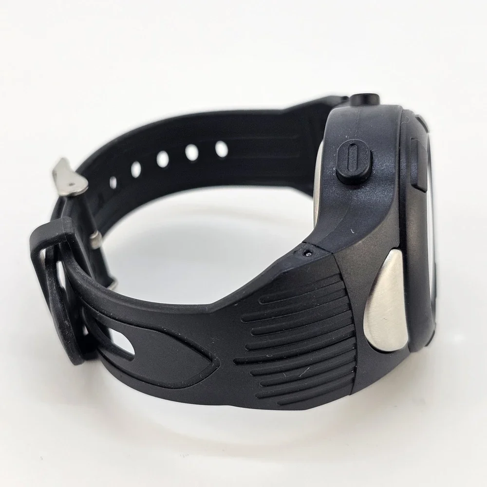 Medline Watch Unisex Black Silver Digital Heart Rate Monitor WR30M New Battery